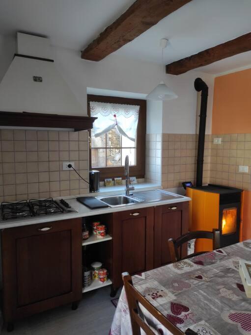Casa Del Cios Calda E Intima Casetta Immersa Nel Verde Delle Montagne Alpe Basciumo Bagian luar foto